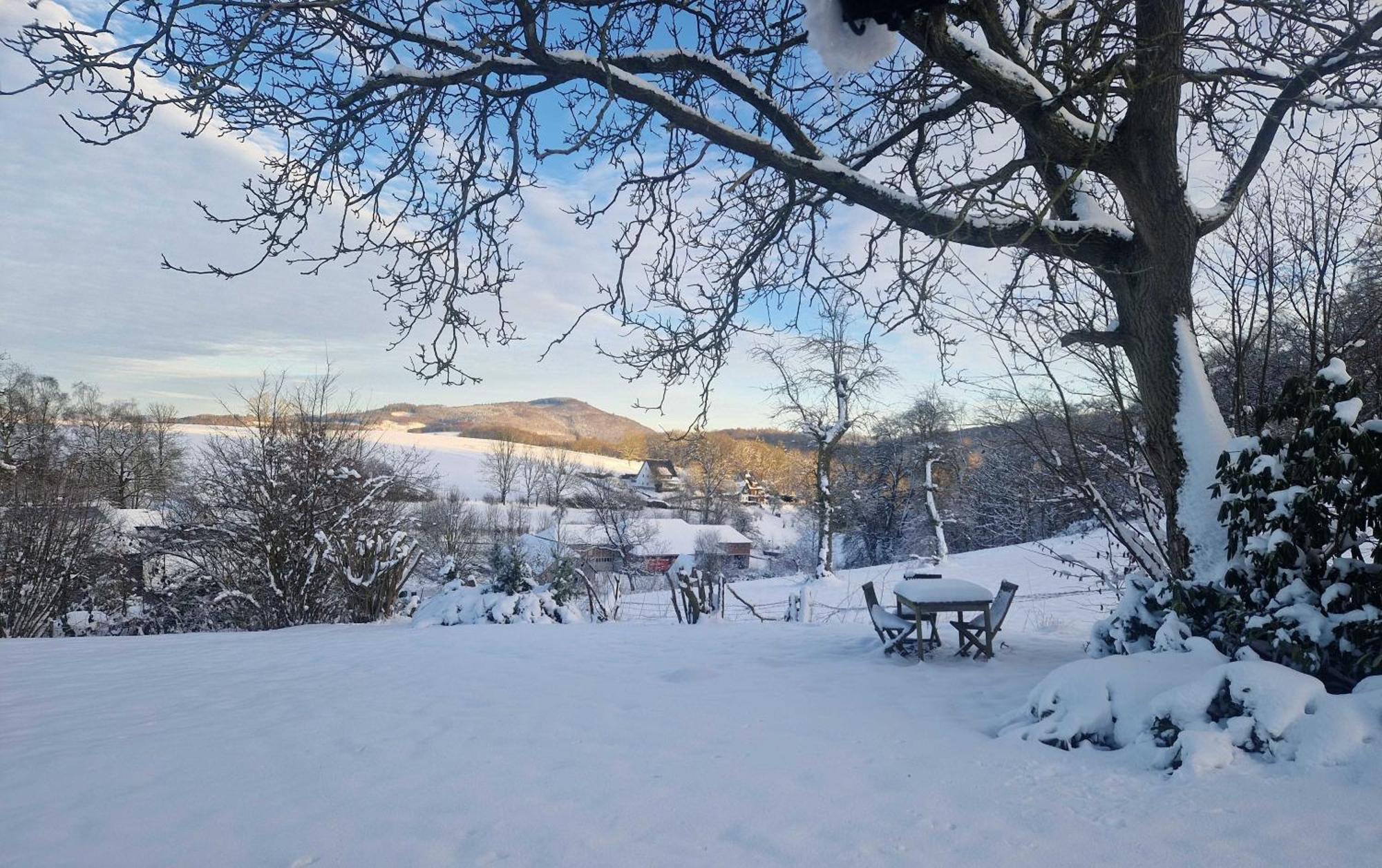 Ferienhaus Berghausen Am Hennesee Meschede Exteriör bild